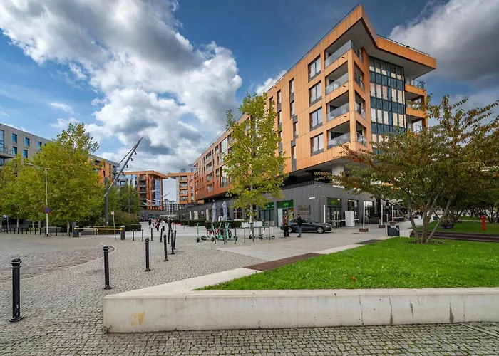 아파트 Brabank Riverside Stara Stocznia Premium Sauna & Gym *