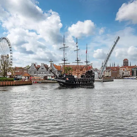 Апартаменты Brabank Riverside Stara Stocznia Premium Sauna & Gym